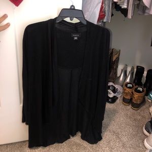 Black cardigan